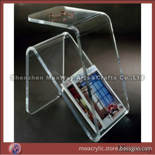 Crystal convenient plexiglass small tea table